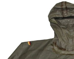 German Poncho  Rubberized with Hood 